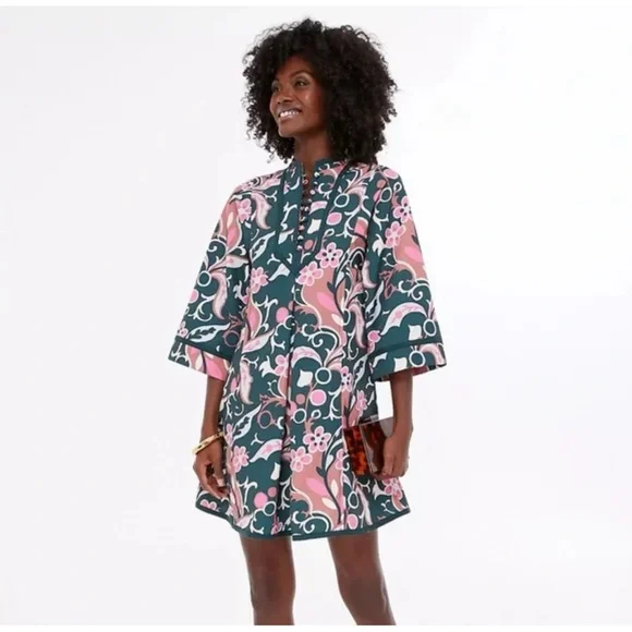 Tuckernuck | Dresses | Tuckernuck Pink And Green Floral Mini Dress |  Poshmark